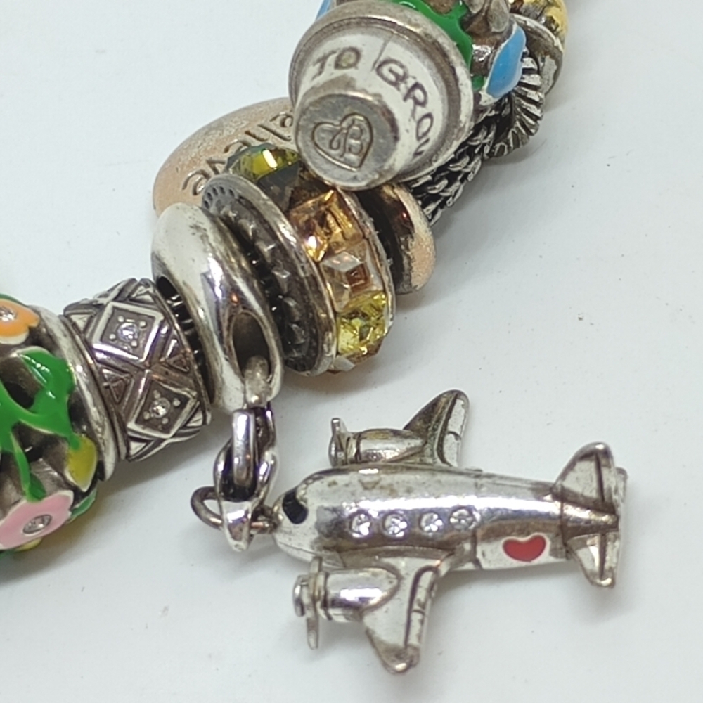 * Brighton Beverly Glam mesh charm bracelet loaded 20 charms - Picture 7 of 7